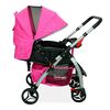 Coche Cuna Atlas Manillar Reversible Fucsia