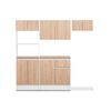 Mueble de Cocina CIC Montenegro 1 Cajón 10 Puertas Blanco Alpino