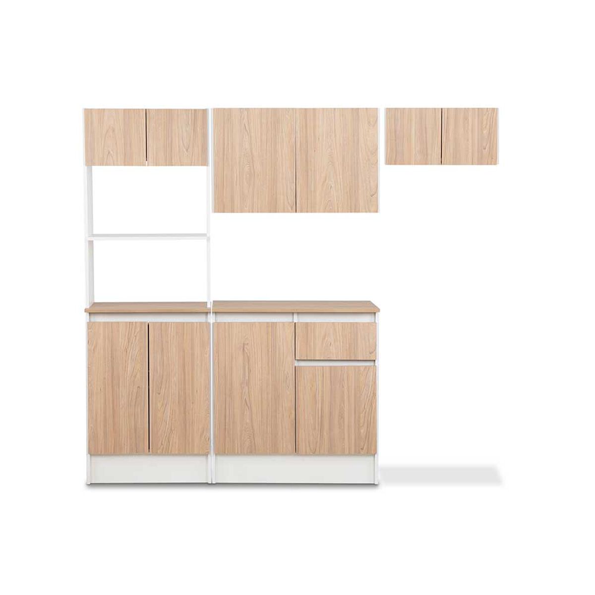 Mueble de Cocina CIC Montenegro 1 Cajón 10 Puertas Blanco Alpino