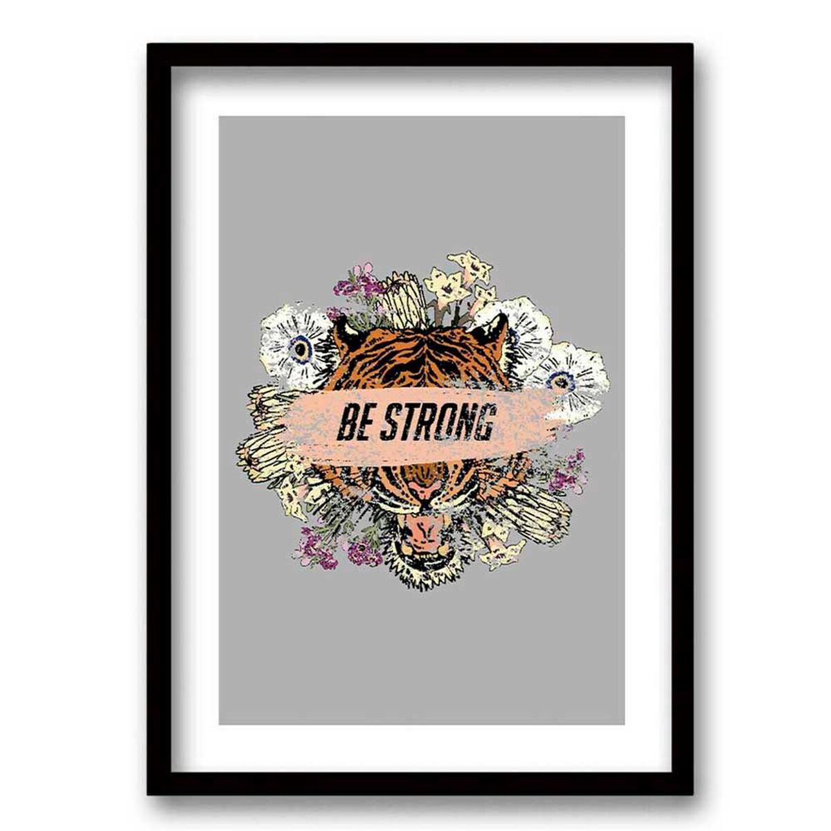 Cuadro Decorativo Retela Be Strong 50 x 35 cm
