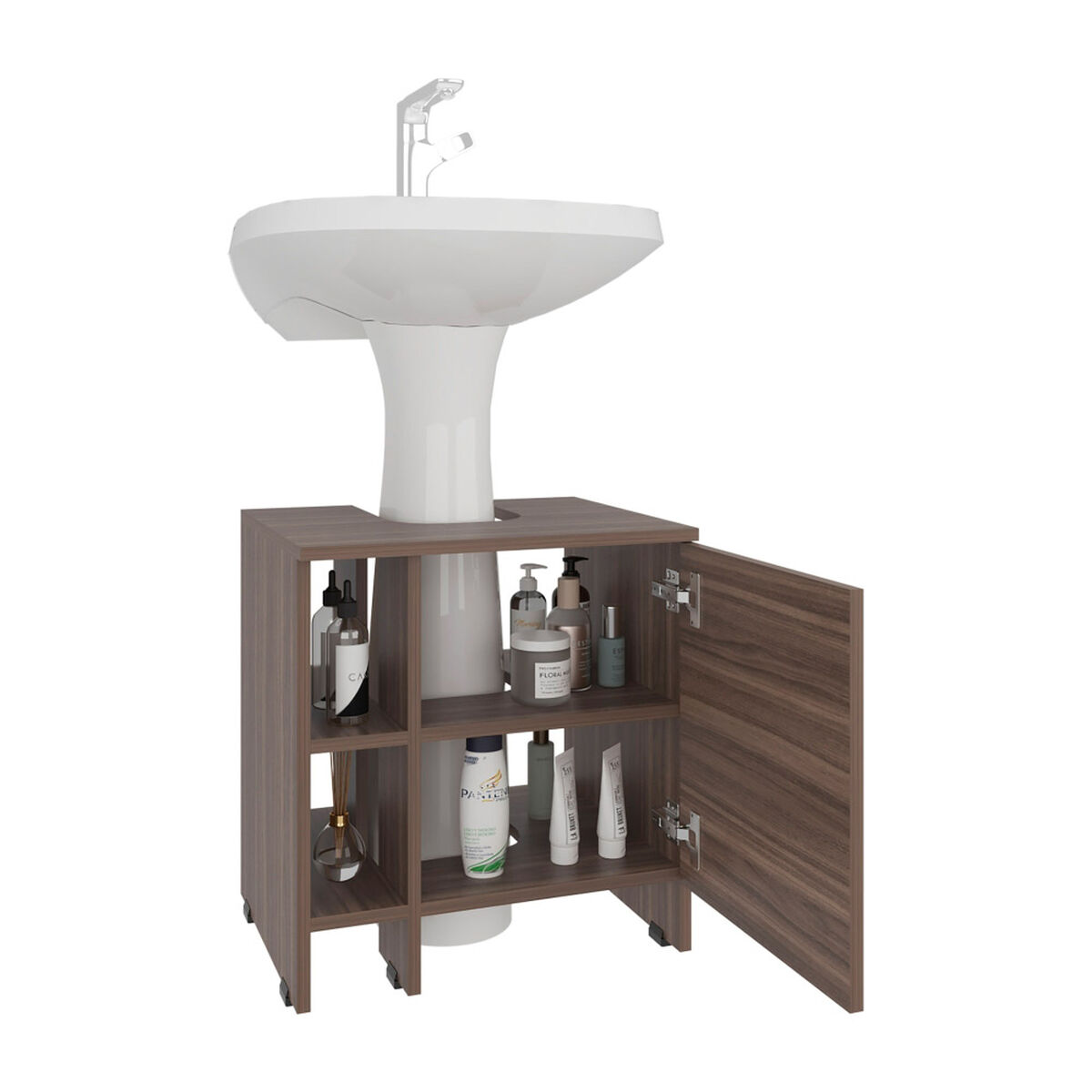 Mueble para Lavamanos Tuhome Basic 1 Puerta Avellana
