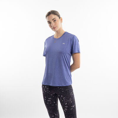 Polera Deportiva Manga Corta Mujer Black County