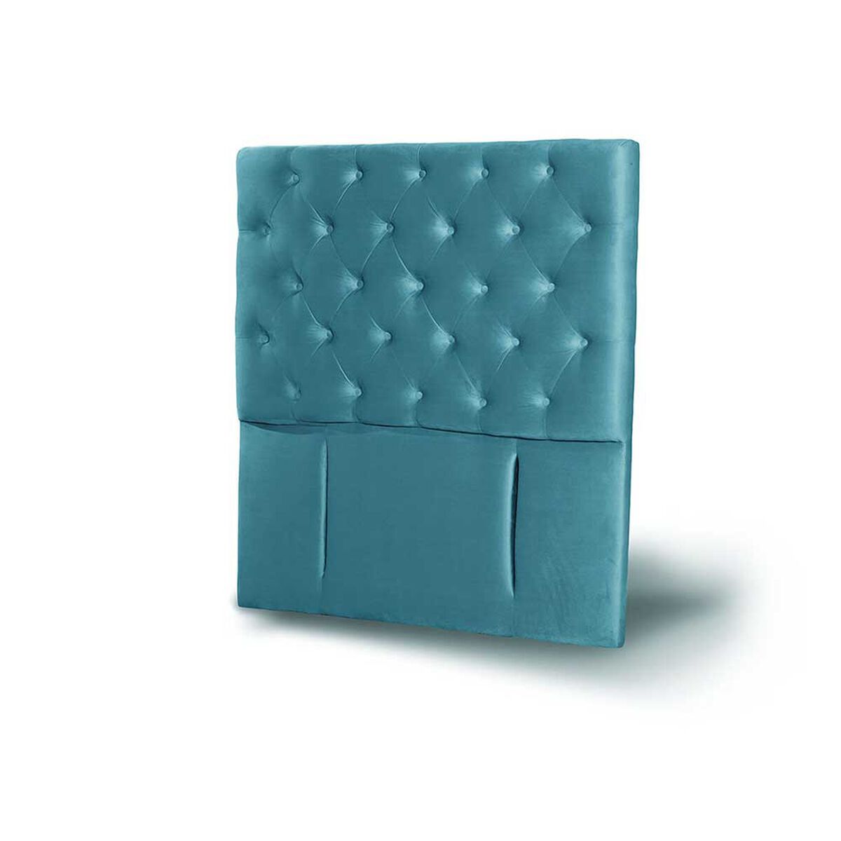 Respaldo Latam Home 1 Plaza Florencia Tela Velvet Turquesa