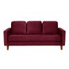 Sof&aacute; Latam Home Venecia 3 Cuerpos Burdeo