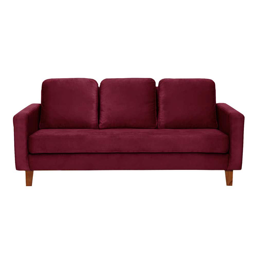 Sofá Latam Home Venecia 3 Cuerpos Burdeo