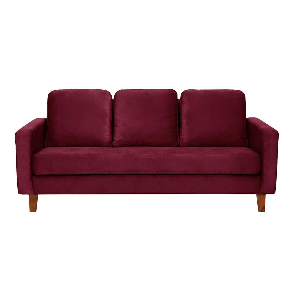 Sof&aacute; Latam Home Venecia 3 Cuerpos Burdeo