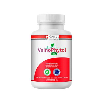 Veinophytol Pro 30 Caps Sin Várices ni Piernas Cansadas 1 Mes