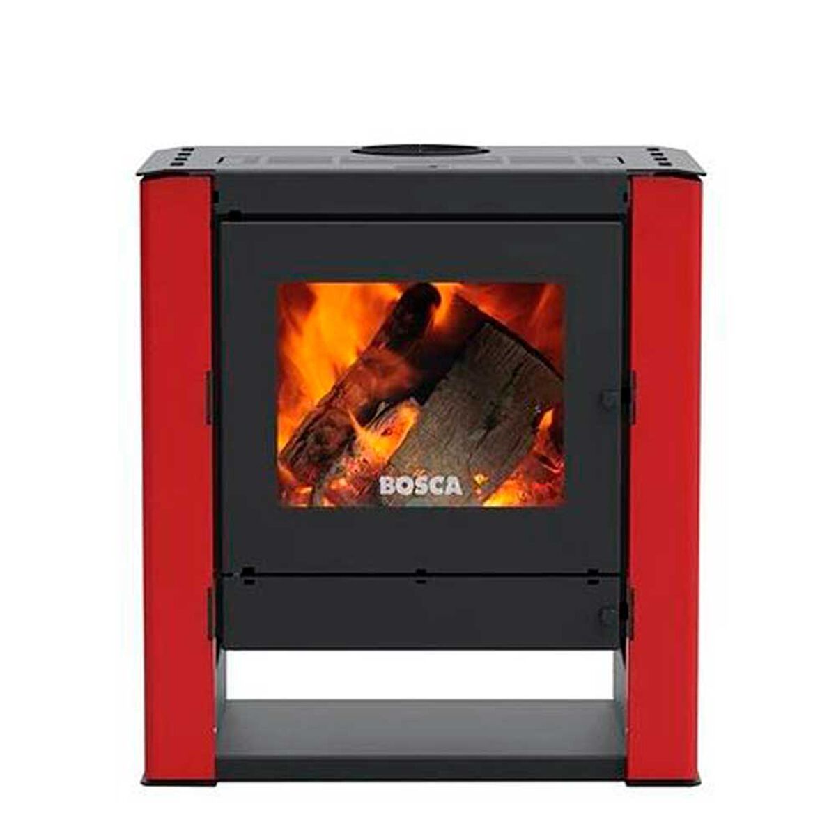 Pack Calefactor a Le&ntilde;a Bosca Gold 500 Burdeo + Kit Instalaci&oacute;n