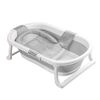 Bañera Bebe Jelly Plegable con Hamaca y Termómetro Gris Bebesit