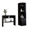 Combo Bar Esquinero + Mesa de Arrimo TuHome Beijing Rovere