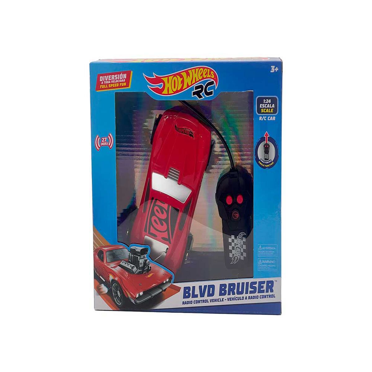 Vehiculo Radio Control 1:24 Diseño Surtido Hot Wheels