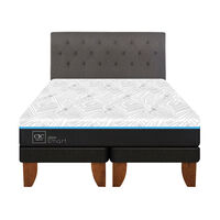 Cama Europea CIC Green Infinity 2 Plazas + 1 Respaldo Kavery