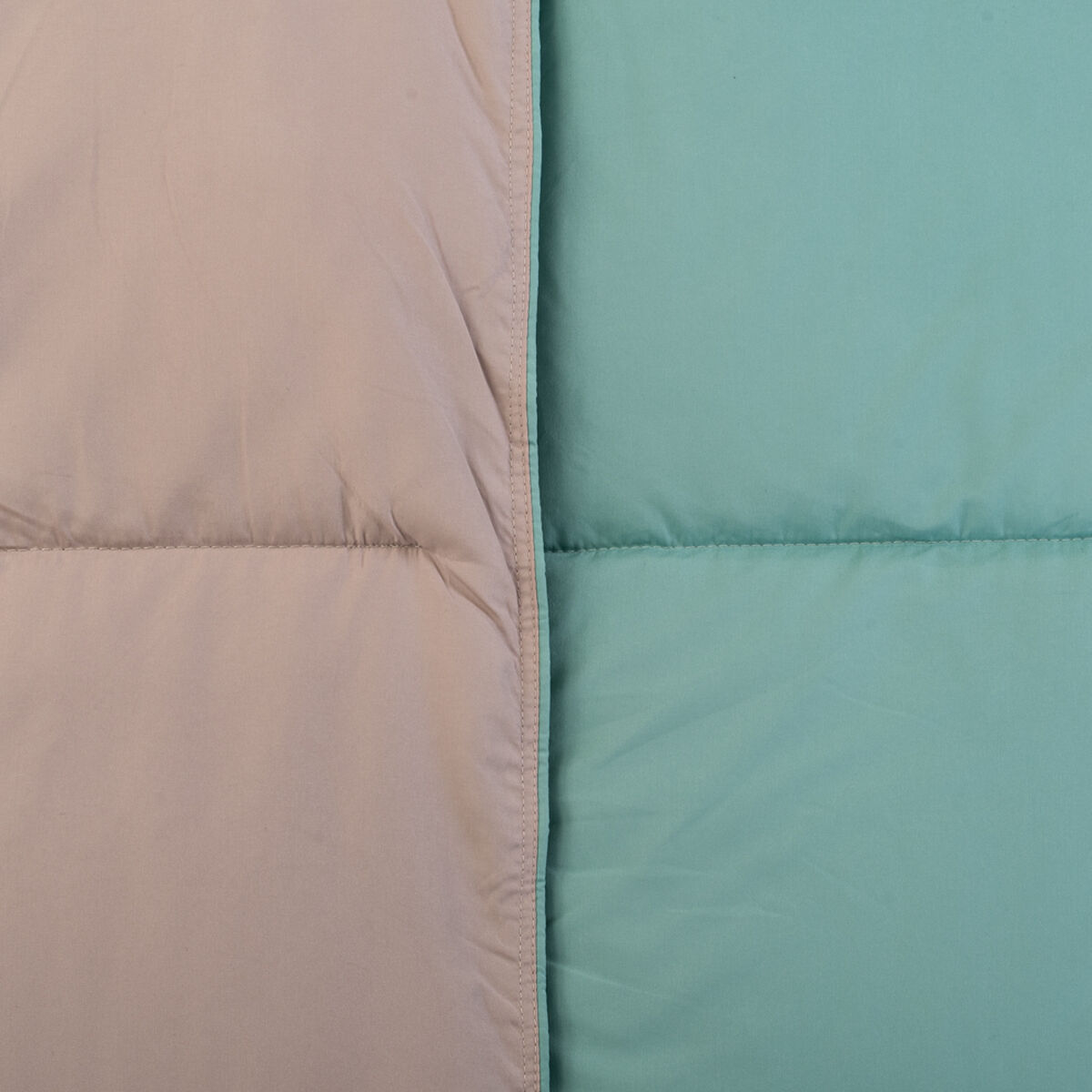 Plumón Bicolor Casanova 2 Plazas Turquesa Beige
