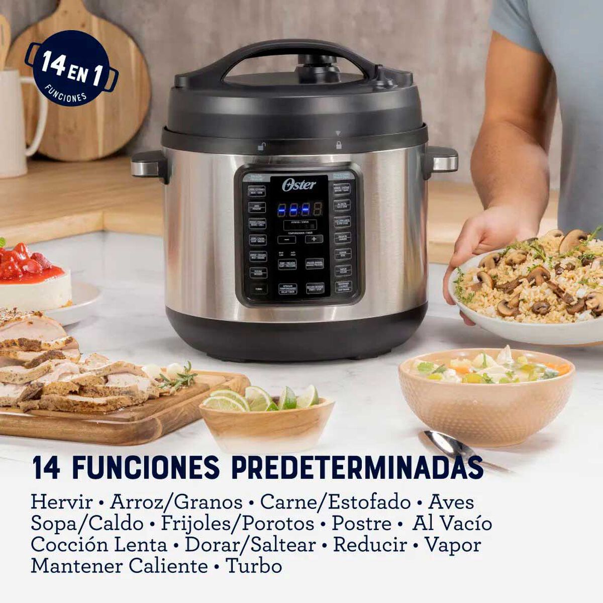 Multiolla Oster CKSTPCECT75DF 7,5 lts. 1300W