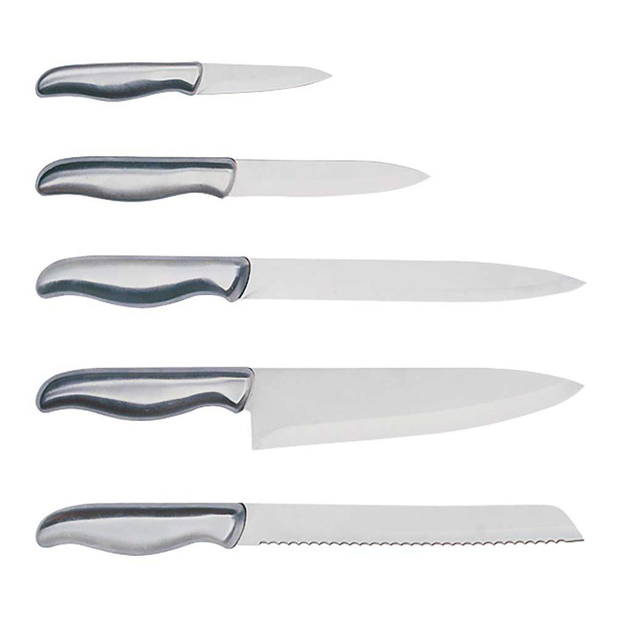 Set Cuchillos Berghoff Acero Inoxidable Café 6 Piezas