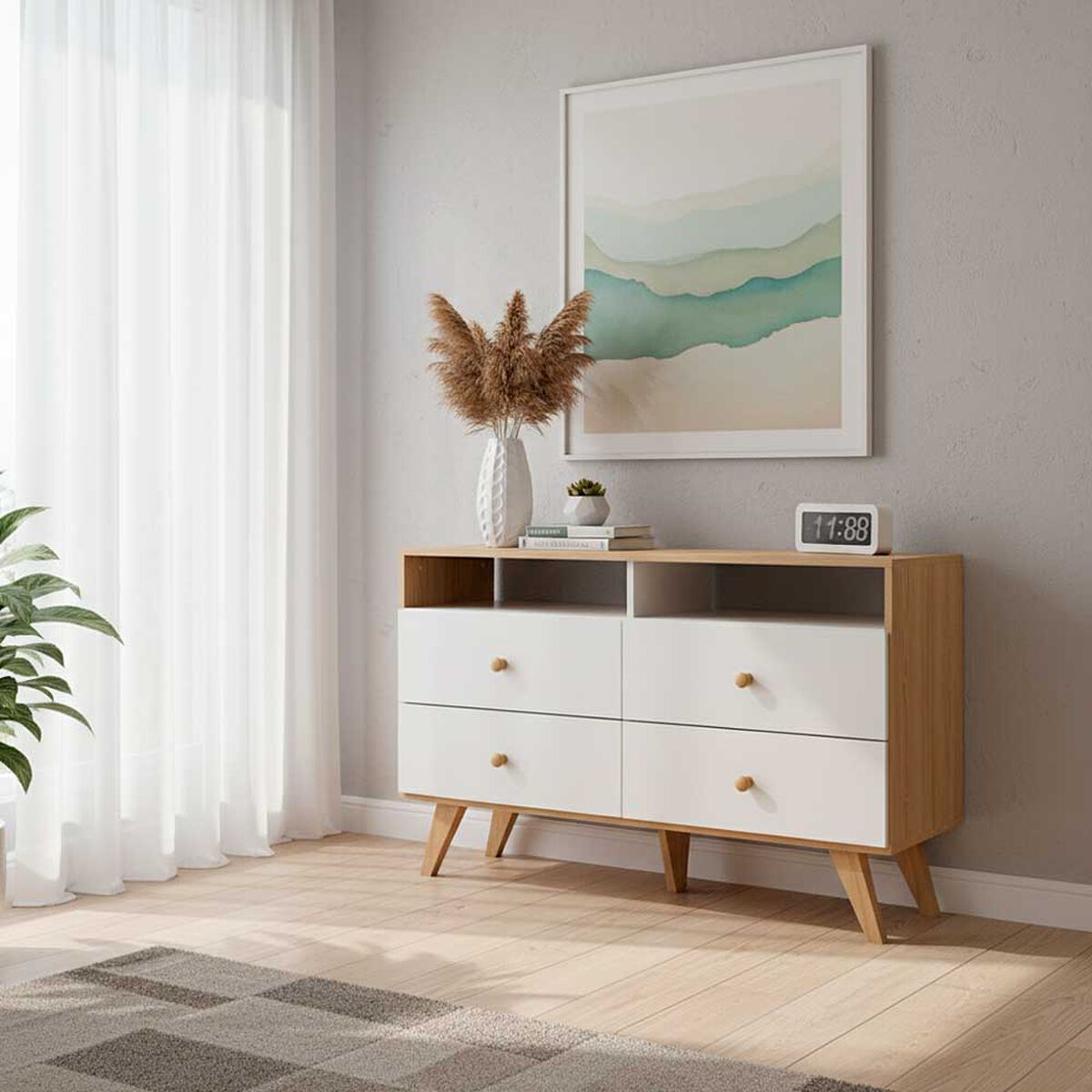 C&oacute;moda Home Mobili Voss 4 Cajones