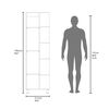 Estante Tuhome Bath 300 Avellana Blanco