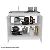Mueble de Cocina Inferior TuHome Napoles 2 Puertas Blanco