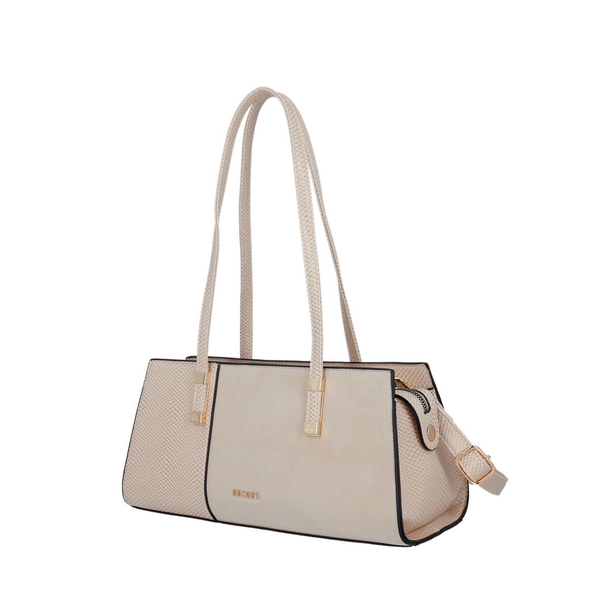 Cartera de Mano Secret Zagreb SC7 Grande Beige