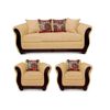 Juego de Living Elegant Detail Girona Sof&aacute; 3 Cuerpos + Dos Sillones 1 Cuerpo Beige
