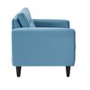 Set 2 Sillones Bodevir Retro Felpa 1 Cuerpo Azul Petróleo