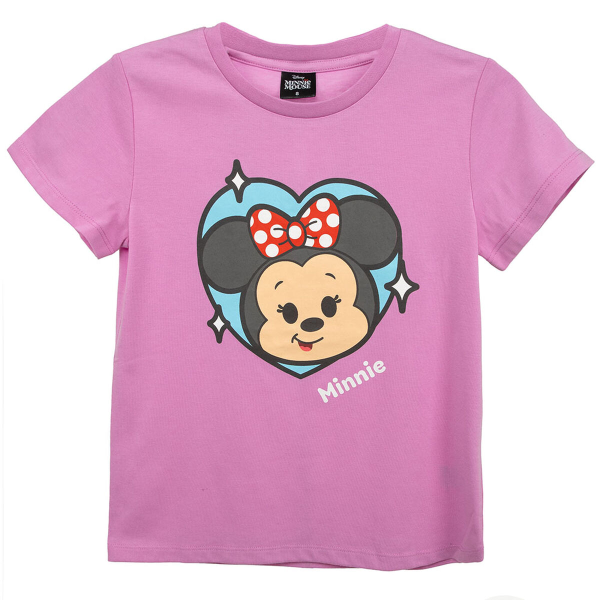 Polera Manga Corta Minnie Niña Licencias