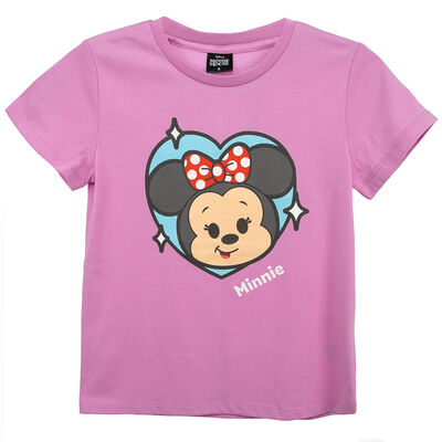 Imagen 1 del producto Polera Manga Corta Minnie Niña Licencias Lavanda
