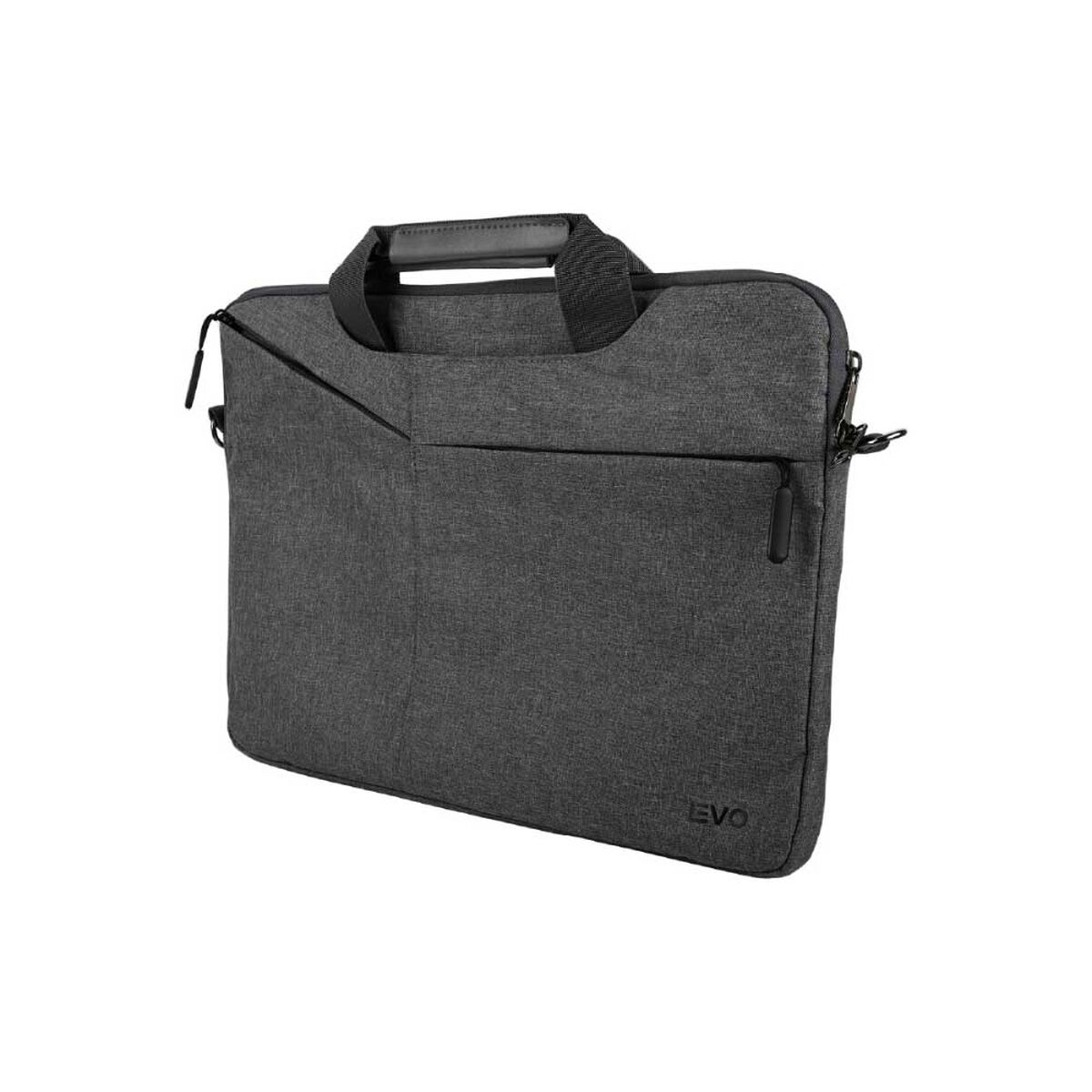 Mochila Notebook Levo Wolf Negra 15,6" + Funda Gris 15,6"
