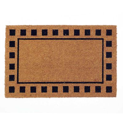 Limpiapiés Idetex Coco Squares 45 x 75 cm Café