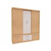 Closet Yardas Alexa 4 Puertas 4 Cajones Bicolor