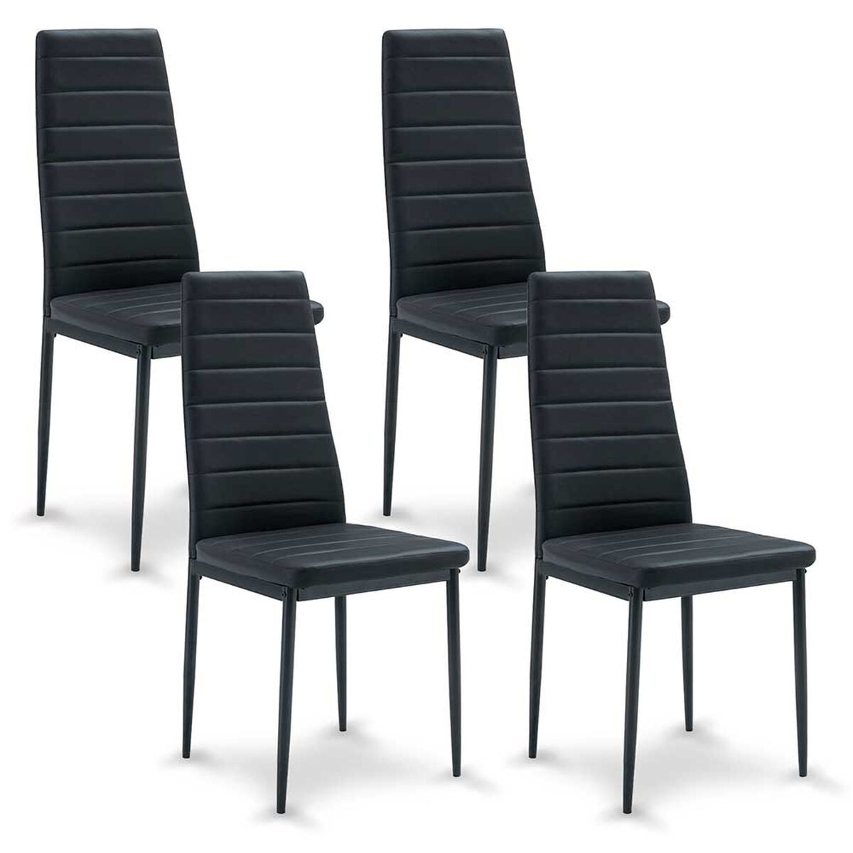 Pack de 4 Sillas Novahus Boston Negro
