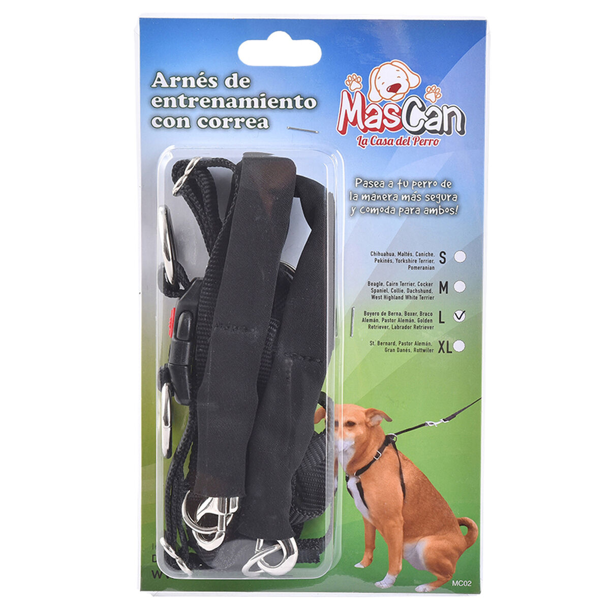 Arnés Mascan Anti-pull para Perro