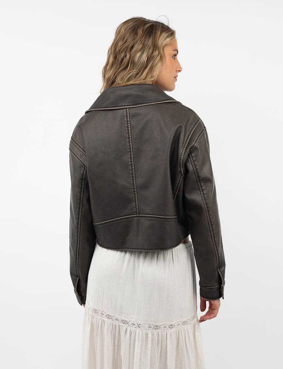 Chaqueta Ecocuero Mujer Icono