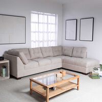 Sofá Seccional Muebles MPR Edimburgo 3 Beige