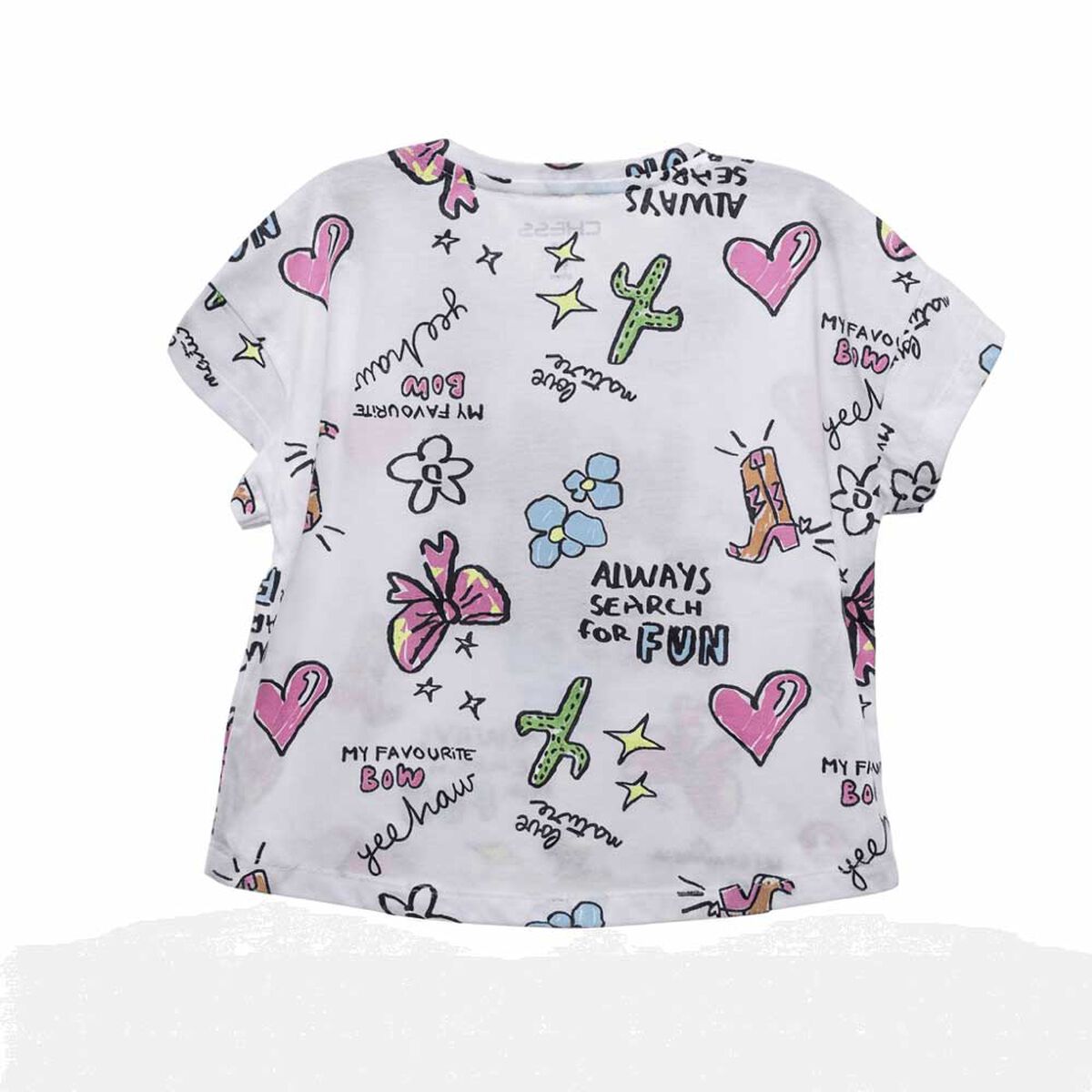 Polera Manga Corta Ni&ntilde;a Chess