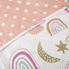 Cubrecama Infantil Estampado Casanova Kids 1,5 Plazas Rainbow