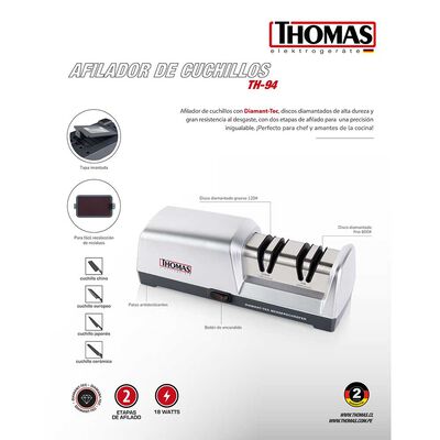 Imagen 2 del producto Afilador de Cuchillos Eléctrico Thomas TH-94