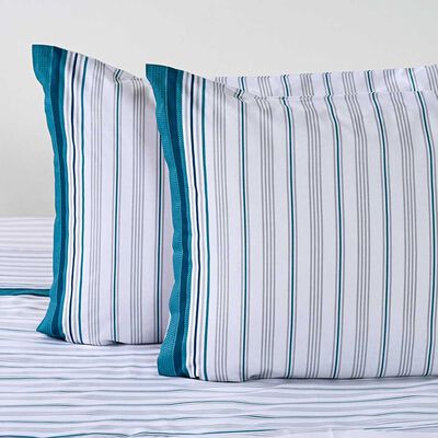 Imagen 2 del producto Juego de Sábanas American Family 2 Plazas 144 Hilos Oasis Verde