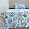 Quilt Doral Hotpress Estampado 1,5 Plazas Floral