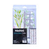 Set Cortina de Baño 2 Piezas Mashini Flores Rojo