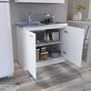 Mueble de Cocina Inferior TuHome Napoles 2 Puertas Blanco