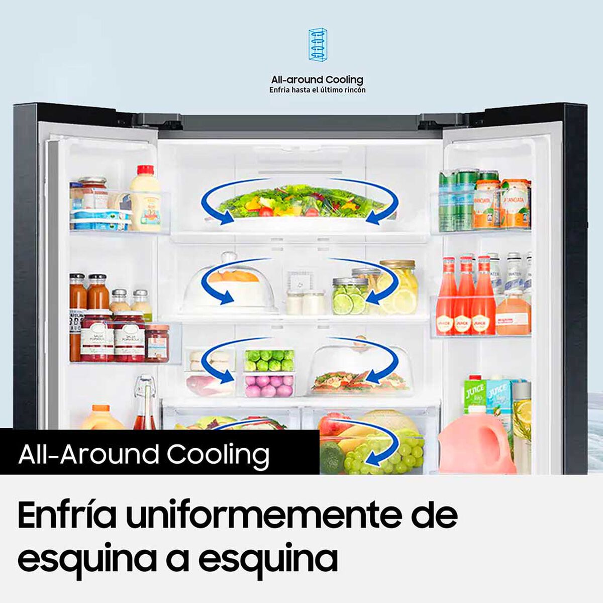 Refrigerador French Door Samsung RF27CG5410B1ZS 576 L