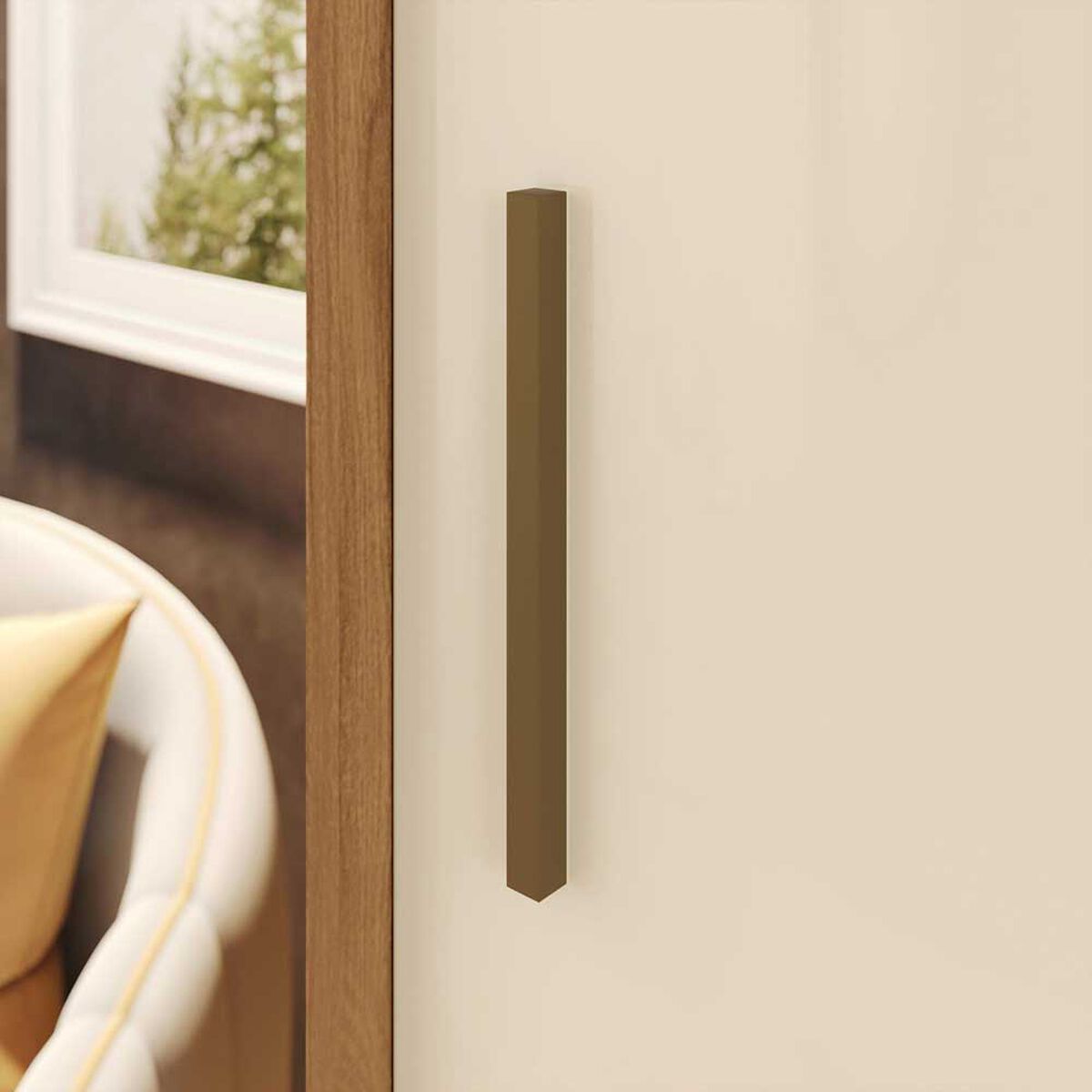 Clóset Home Mobili Amy Flex 2 Puertas 2 Cajones Beige