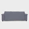 Juegos de Living Mons Sicilia Sofá 3 Cuerpos + Sofá 2 Cuerpos Gris