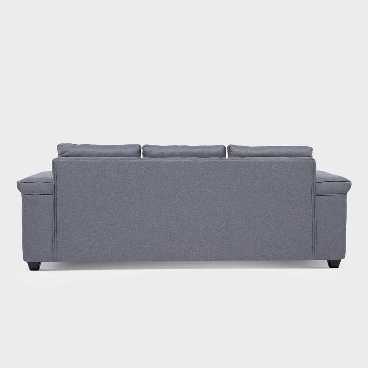Juegos de Living Mons Sicilia Sofá 3 Cuerpos + Sofá 2 Cuerpos Gris
