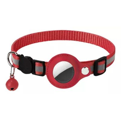 Collar para Gato Laudtec Airtag Rojo