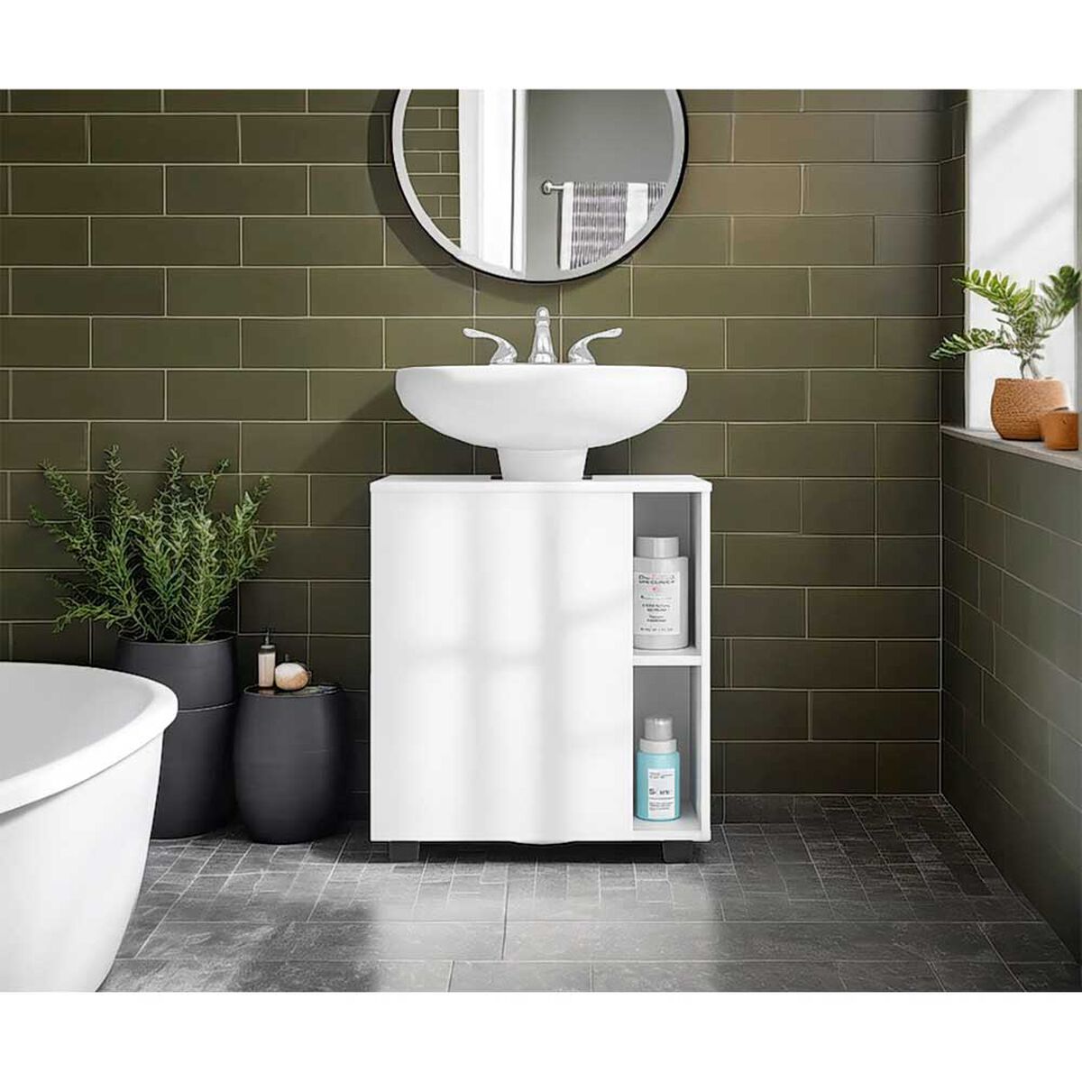 Mueble para Lavamanos Tuhome Pascuale Blanco