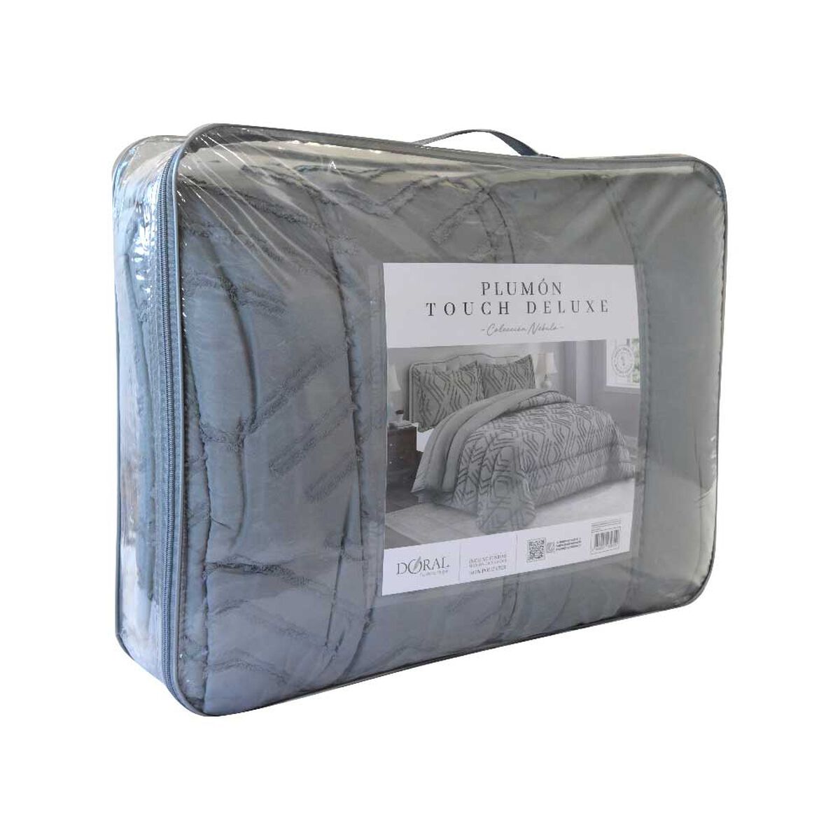 Plum&oacute;n Doral 2 Plazas Touch Nebula Liso Gris