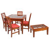 Set Comedor 4 Sillas + Mesa de Centro