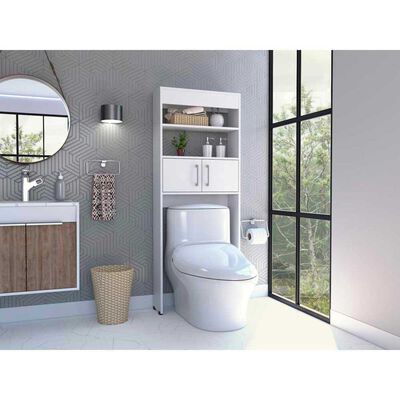 Imagen 1 del producto Mueble Optimizador para Baño TuHome Madrid 2 Puertas Blanco